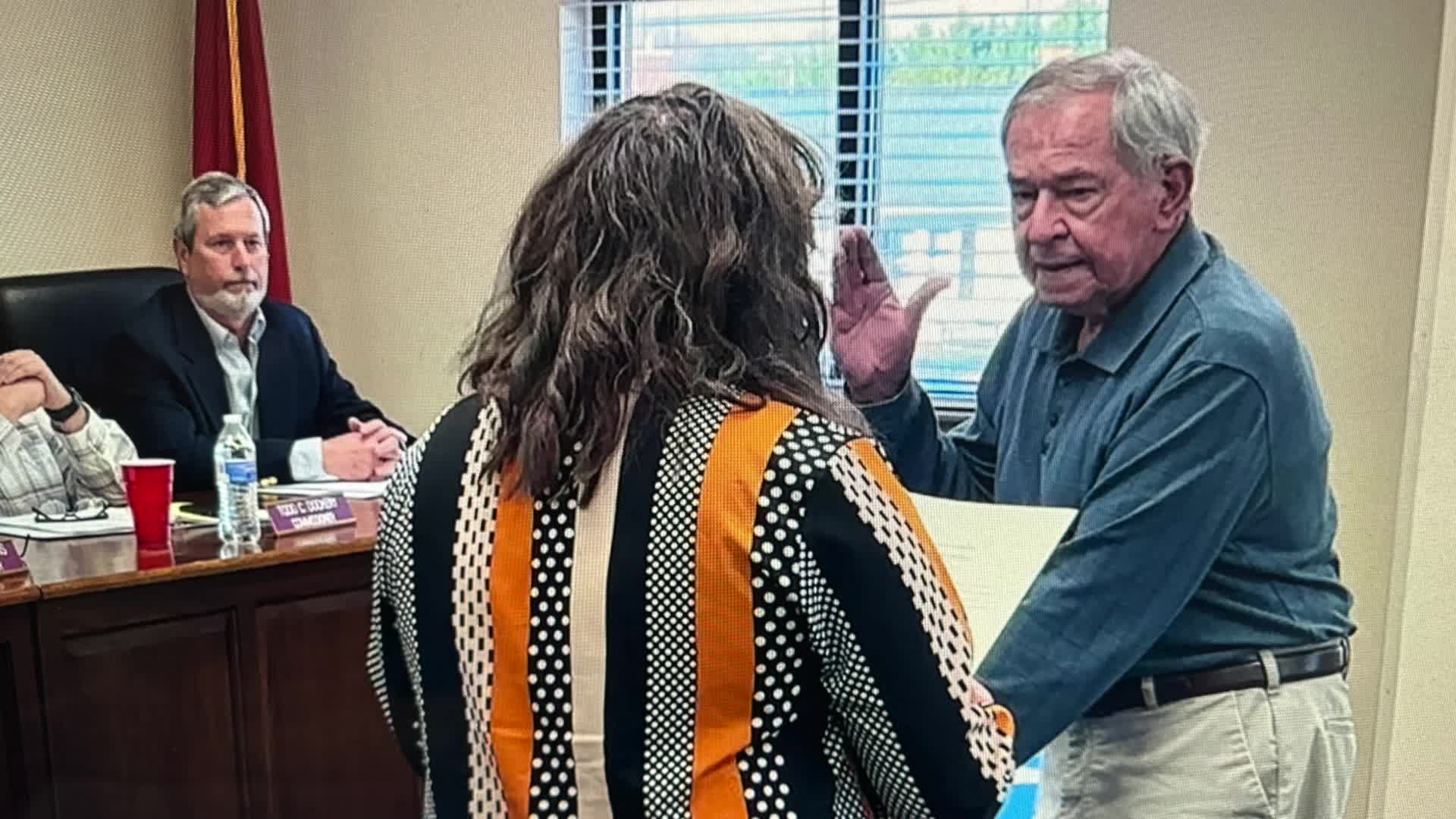 Dobson Commissioners Swearing In